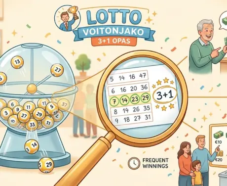 Lotto voitonjako 3+1 ja opas voittojen maailmaan